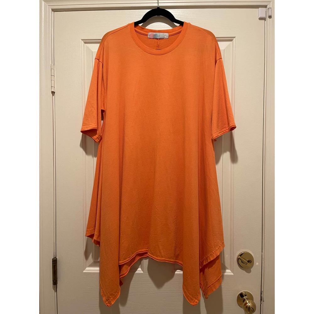 FREE PEOPLE BEACH Orange/Peach Cover-Up - Size Small - EUC!